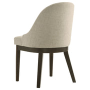 Reseda Beige Upholstered Dining Chairs Set of Two