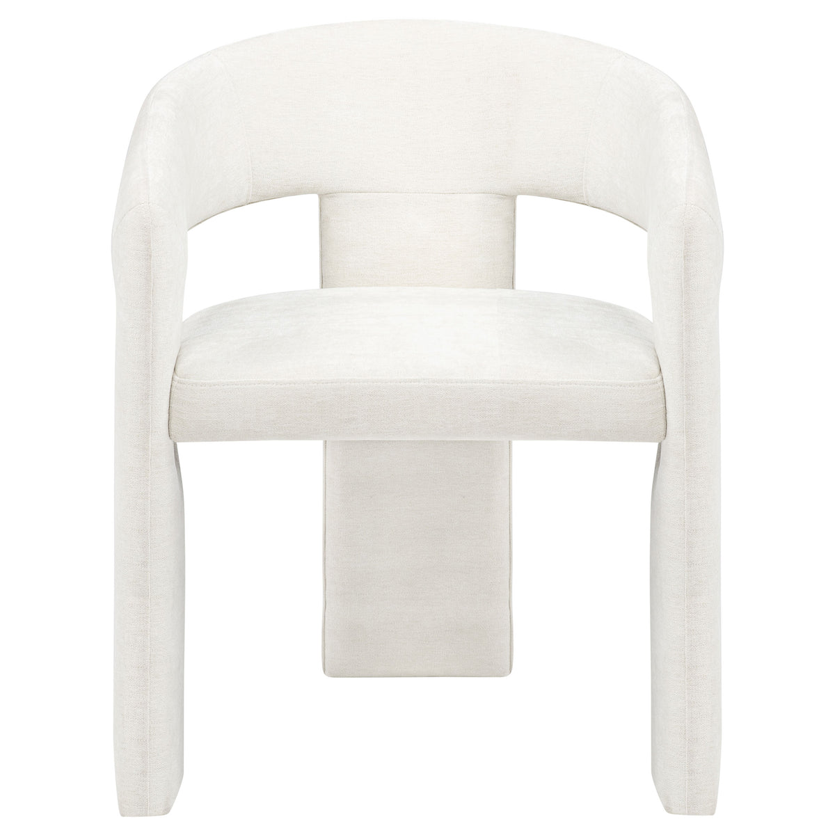 Carlow Upholstered Dining Arm Chair White (Set of 2)