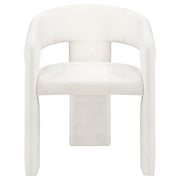 Carlow Upholstered Dining Arm Chair White (Set of 2)