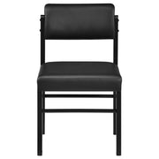 Kehoe Upholstered Dining Side Chair Black (Set of 2)