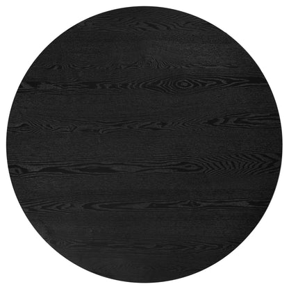 Hamlyn 5-piece Round Wood Dining Set Grey and Black