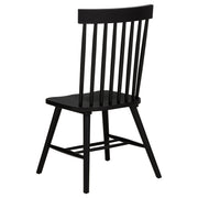 Hamlyn 5-piece Round Wood Dining Set Black