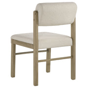 Hamlyn 5-piece Round Wood Dining Set Cream and Natural Oak