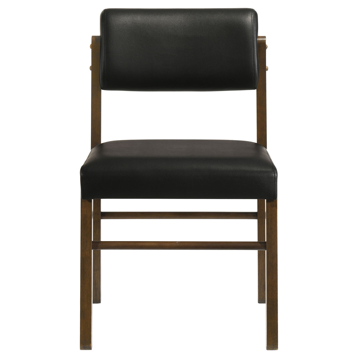 Hamlyn 5-piece Round Wood Dining Set Black and Walnut