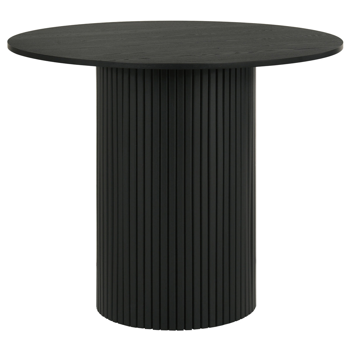 Hamlyn 5-piece Round Wood Counter Height Dining Set Grey and Black