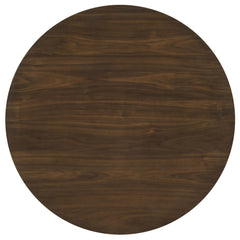 Hamlyn 5-piece Round Wood Counter Height Dining Set Grey and Walnut