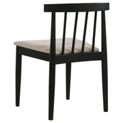 Strouse 5-piece Dining Set Wheat and Black