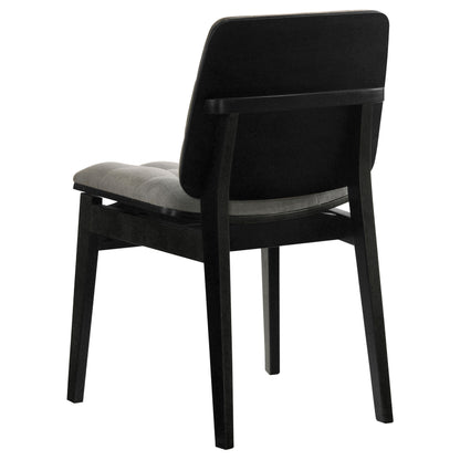 Strouse 5-piece Dining Set Grey and Black