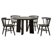 Strouse 5-piece Dining Set Black