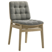 Strouse 5-piece Dining Set Grey and Natural Oak