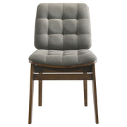Strouse 5-piece Dining Set Grey and Walnut