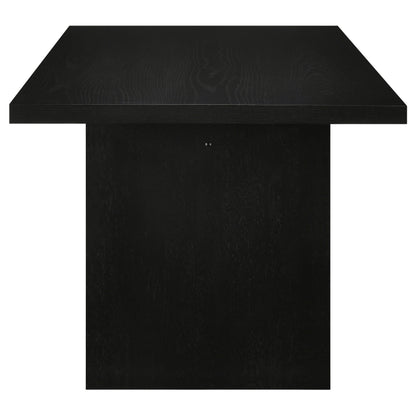Decker 7-piece 82-inch Rectangular Dining Set Wheat and Black