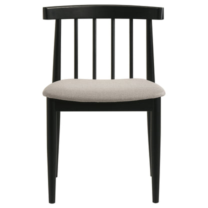 Decker 7-piece 82-inch Rectangular Dining Set Wheat and Black