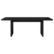 Decker 7-piece 82-inch Rectangular Dining Set Grey and Black