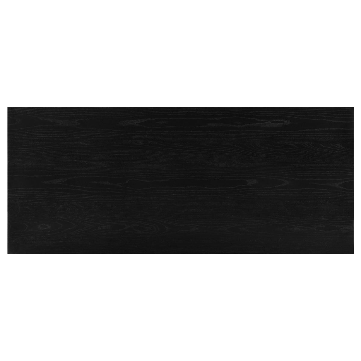 Decker 82-inch Rectangular Wood Dining Table Black