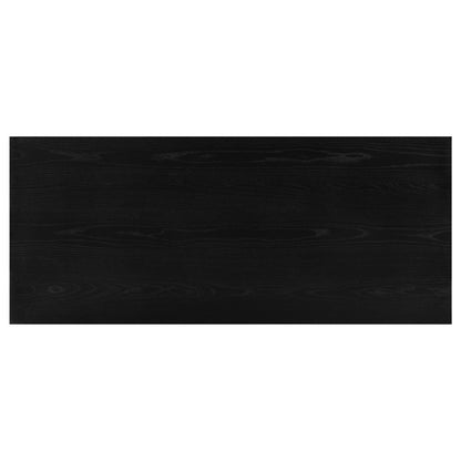 Decker 82-inch Rectangular Wood Dining Table Black