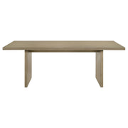 Decker 7-piece 82-inch Rectangular Dining Set Wheat and Natural Oak