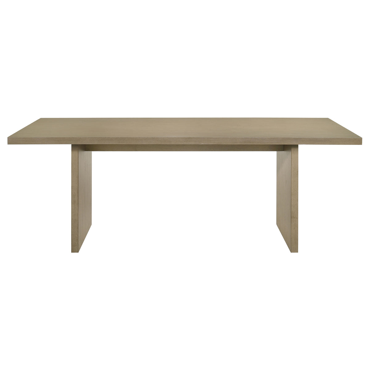 Decker 7-piece 82-inch Rectangular Dining Set Cream and Natural Oak