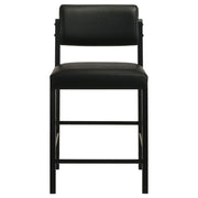 Decker 7-piece 70-inch Rectangular Counter Height Dining Set Black