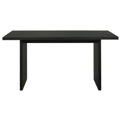 Decker 70-inch Rectangular Wood Counter Height Dining Table Black