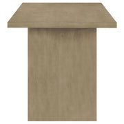 Decker 7-piece 70-inch Rectangular Counter Height Dining Set Black and Natural Oak