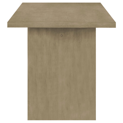 Decker 7-piece 70-inch Rectangular Counter Height Dining Set Black and Natural Oak