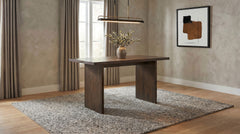 Decker 70-inch Rectangular Wood Counter Height Dining Table Walnut