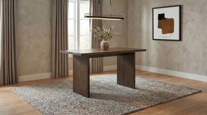 Decker 70-inch Rectangular Wood Counter Height Dining Table Walnut