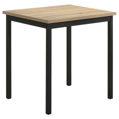 Garza 5-piece Space Saving Rectangular Dining Table Greige Oak