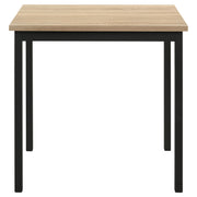 Garza Space Saving Rectangular Dining Table Greige Oak