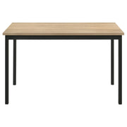 Garza 5-piece Rectangular Dining Table Greige Oak