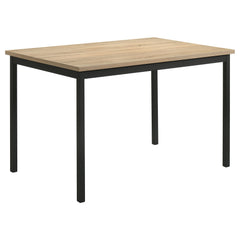 Garza Rectangular 47-inch Dining Table Greige Oak