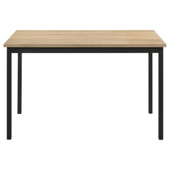 Garza Rectangular 47-inch Dining Table Greige Oak