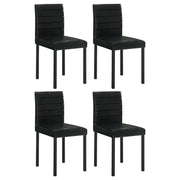 Garza Upholstered Dining Side Chair Black (Set of 4)