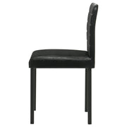 Garza Upholstered Dining Side Chair Black (Set of 4)