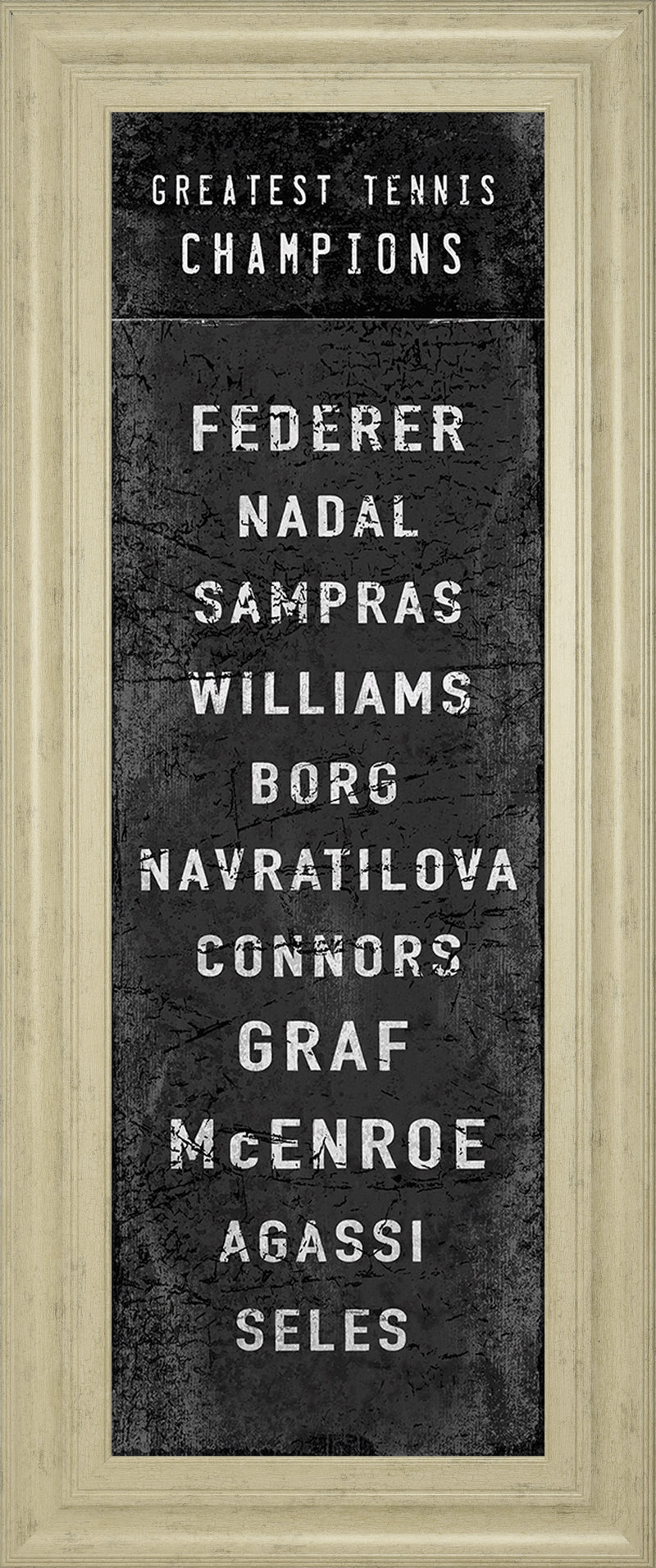 The Greatest Tennis Champions By The Vintage Collection