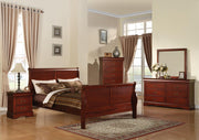 Louis Philippe Queen Bed in Cherry