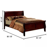Louis Philippe Queen Bed in Cherry