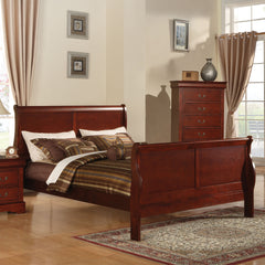 Louis Philippe Queen Bed in Cherry