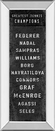 The Greatest Tennis Champions By The Vintage Collection