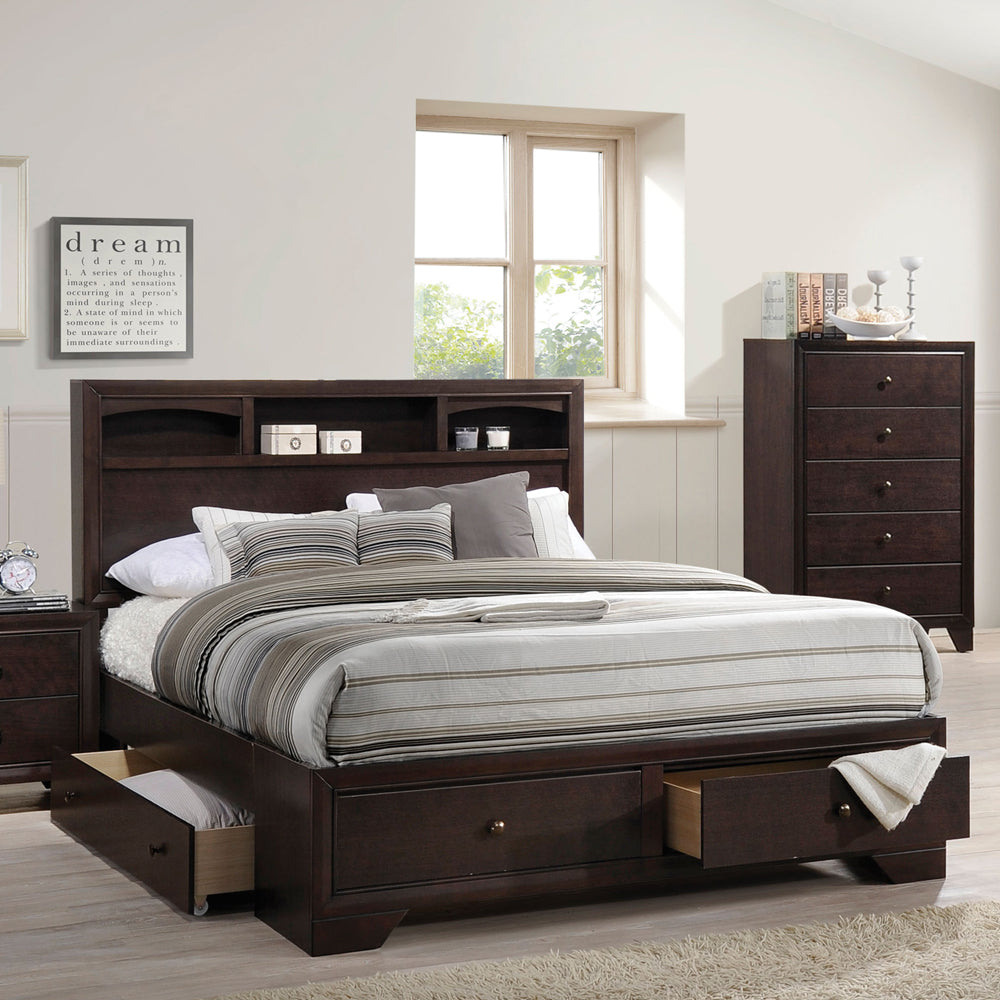 Cama Madison II con almacenamiento