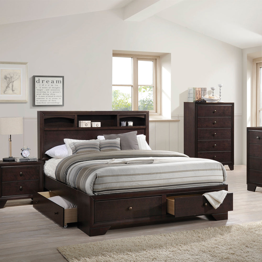 Cama Madison II con almacenamiento