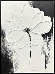 Ethereal Blossom II Hand-painted Canvas in Frame