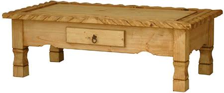 Mesa de centro lisa Texana