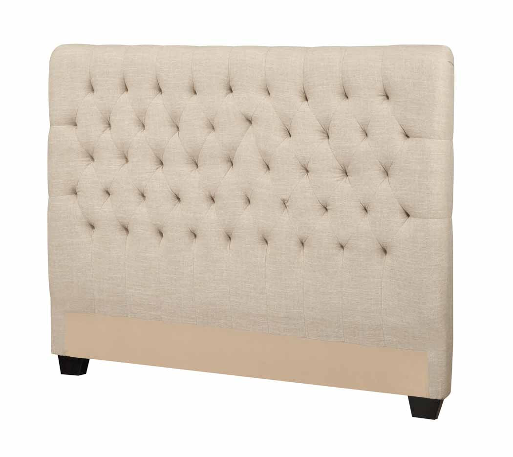 Chloe Upholstered  Panel Headboard Oatmeal