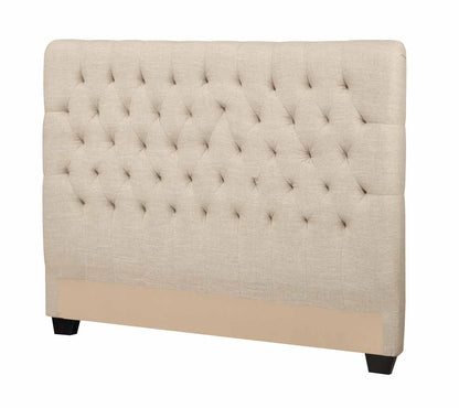 Chloe Upholstered  Panel Headboard Oatmeal