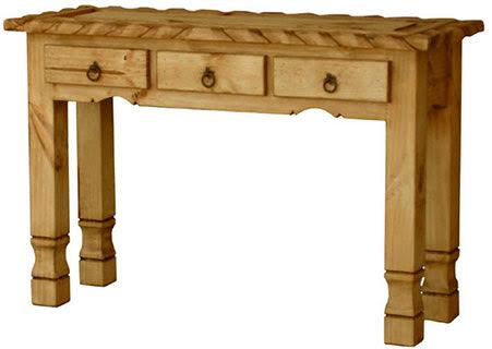 Mesa de sofá Texana lisa 