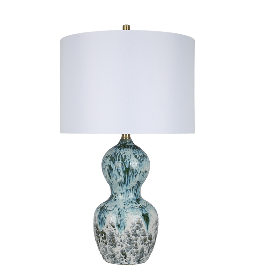 Oceanic Drift Ceramic Table Lamp (Case Pack 2)
