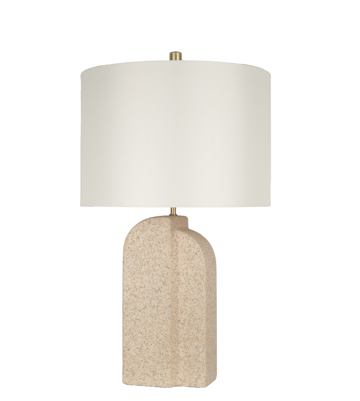 Sculpted Sandstone Ceramic Table Lamp (Case Pack 2)