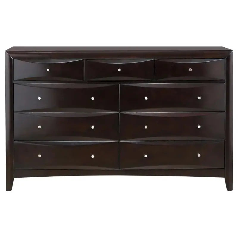 Phoenix 9-Drawer Bedroom Dresser
